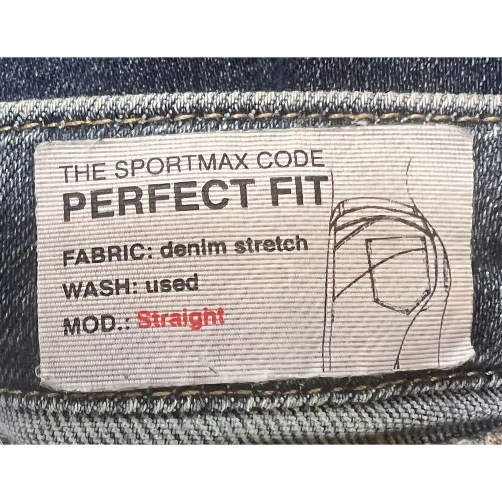 Sportmax Code Perfect Fit Straight Jean Size 28 - Picture 8 of 8